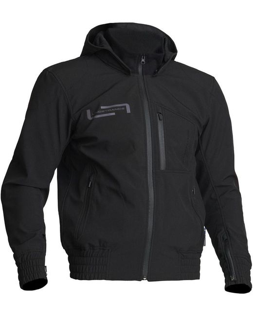 Lindstrands Motorradjacke Textie Jacket Frisen Black für Herren