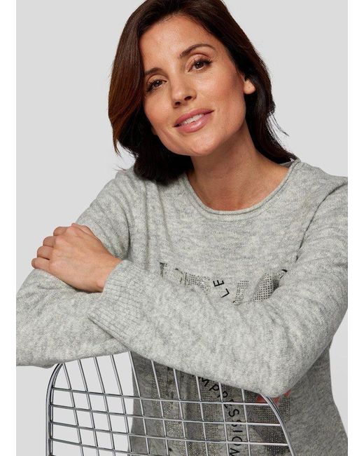 Rabe White Strickpullover / Da.Strick / Pullover