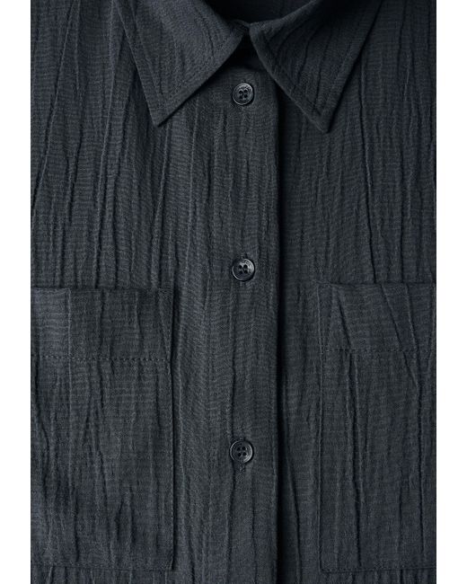 Cecil Black Langarmbluse