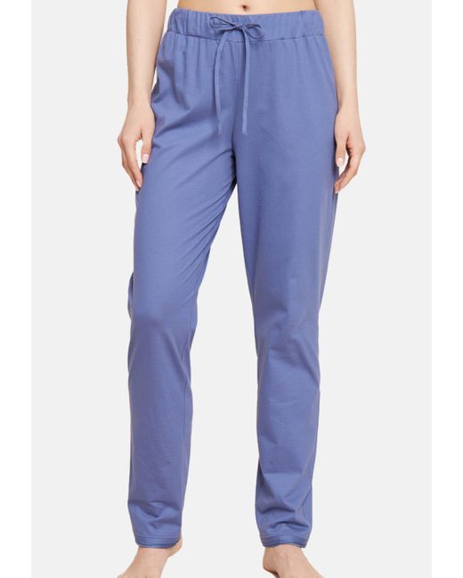 RÖSCH Blue Schlafhose Basic (1-tlg) Schlafanzug-Hose