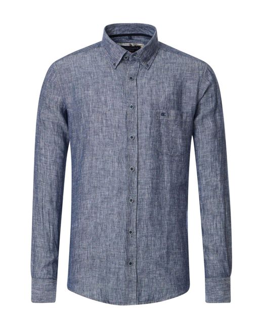 CASA MODA Langarmhemd 454403300 in Blue für Herren