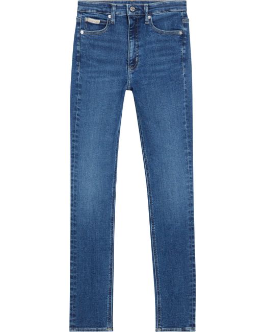 Calvin Klein Blue Calvin Klein -fit-Jeans PLUS HIGH RISE SKINNY in groß Größen
