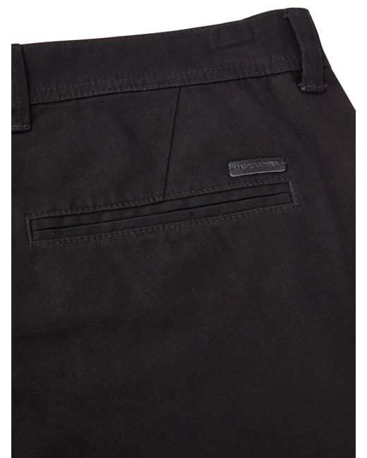 Jack & Jones Chino Hose Herren Lang Stretch Slim Fit James Jjmitch in Black für Herren