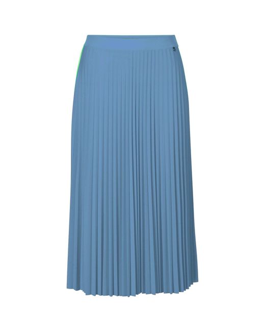Rich & Royal Blue Minirock midi plissee skirt recycled