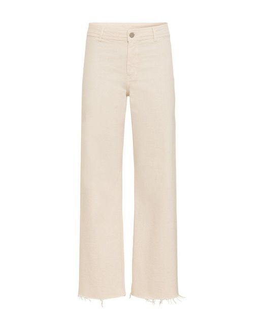 Hallhuber Natural High-waist-Jeans Wide-leg-jeans Kira Aus Softem Candiani Denim