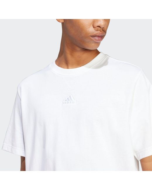 Adidas Shirt M ALL SZN G T in White für Herren