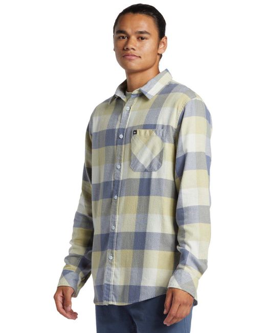 Quiksilver Langarmhemd Motherfly in Blue für Herren