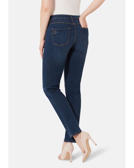 STOOKER WOMEN Blue 5-Pocket-Jeans Zermatt Denim Straight Fit