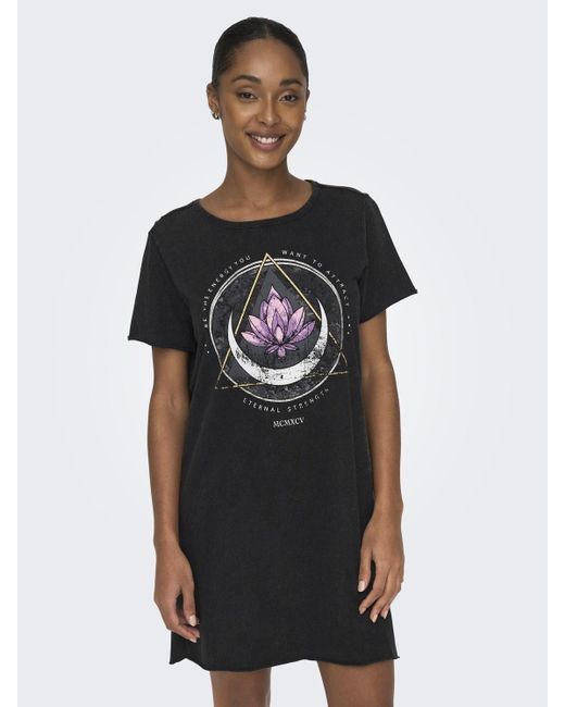 ONLY Black Maxikleid ONLLucy Langes Kleid