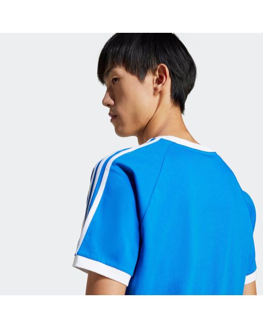 Adidas 3-STRIPES TEE drei Streifen T-Shirt in Blue für Herren