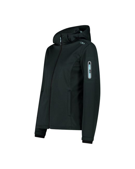 CMP Black Softshelljacke Woman Jacket Zip Hood 39A5006M