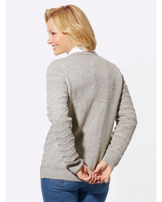 WITT Gray Strickjacke