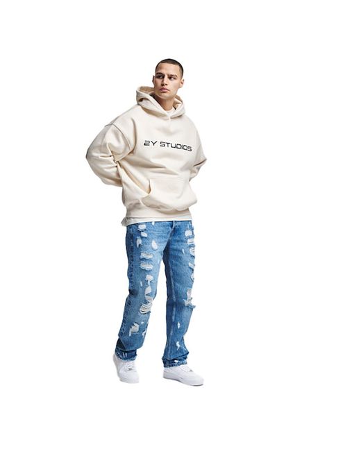 2Y Studios 5-Pocket-Jeans Firio Destroyed (1-tlg., kein Set) in Blue für Herren