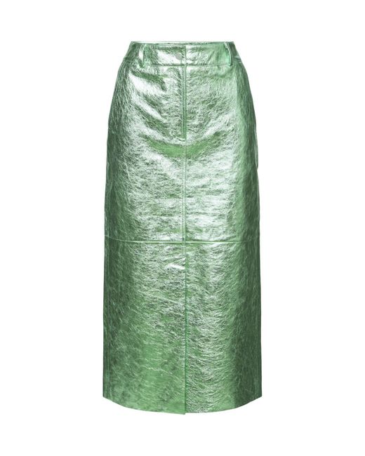 esprit kleid mit lederrock