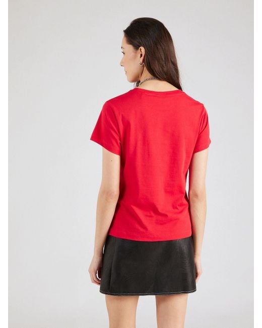 Gant Red T-Shirt (1-tlg) Plain/ohne Details