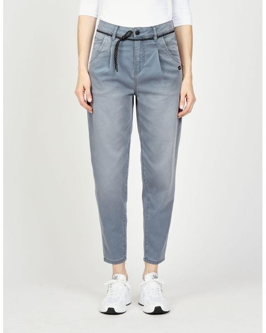 Gang Blue Ankle-Jeans 94SILVIA JOGGER im Ballon-Fit, lässig-weiter O-Shape