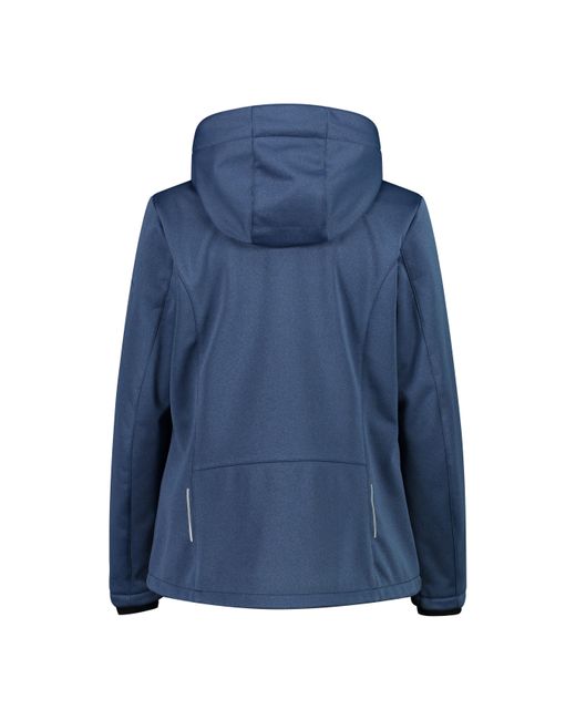CMP Blue Softshelljacke Woman Jacket Zip Hood 39A5006M