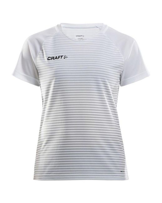 C.r.a.f.t White T-Shirt Pro Control Stripe Jersey