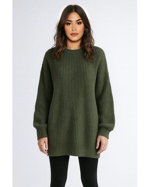 Worldclassca Green Longpullover Oversize Strickpulllover Dick)