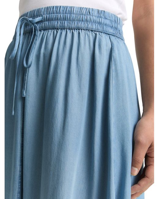 Tom Tailor Blue Midirock mit Tunnelzug