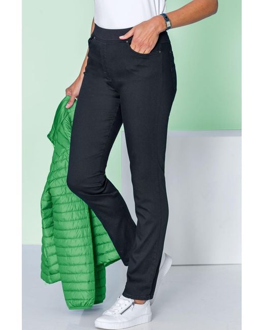 RAPHAELA by BRAX Green Stretch-Jeans