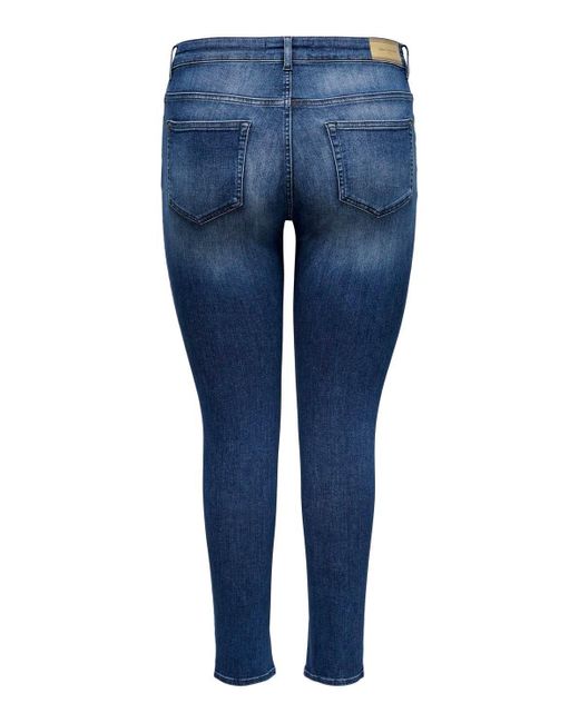 Only Carmakoma Blue Regular-fit- CARWILLY REG SKINNY JEANS DNM TAI N