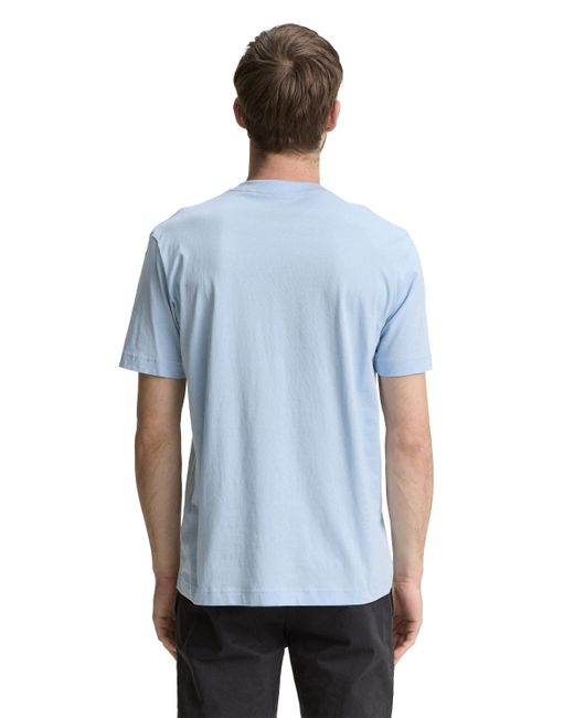 Tom Tailor T-Shirt mit großem Logofrontprint in Blue für Herren