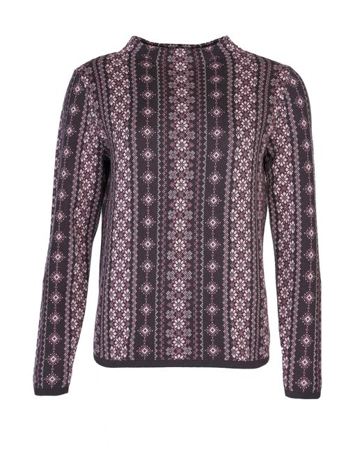 Sorgenfri Sylt Purple Strickpullover Dorit stripe
