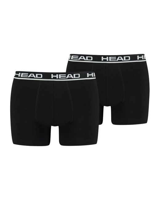 Head Black BASIC BOXER 2P (2er Pack) mit elastischem Logobund