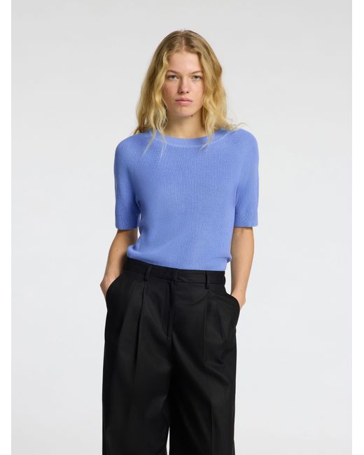 SELECTED Blue Strickpullover