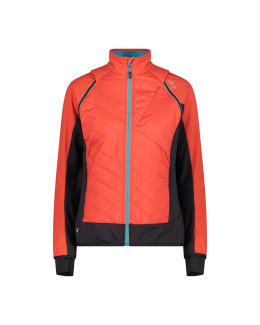 CMP Red Softshelljacke Jacke WOMAN JACKET WITH DETACHABLE SLEEVES 30A2276