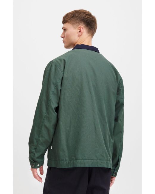 Solid Fieldjacket SDIb casual Jacke mit abgesetztem Kragen in Green für Herren