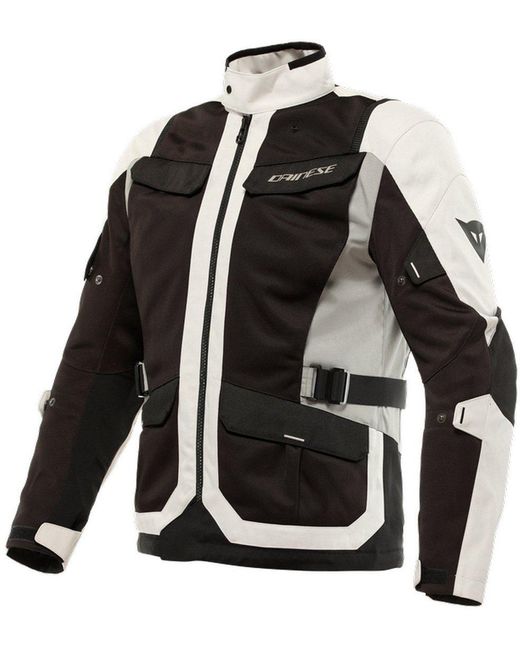DAINESE Motorradjacke Desert Tex Motorrad Textiljacke (winddicht) herausnehmbares Innenfutter in Black für Herren