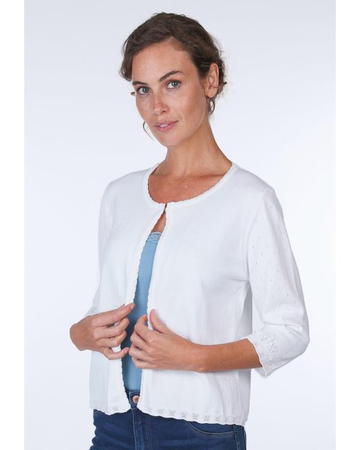 Sorgenfri Sylt White Strickjacke Rixa