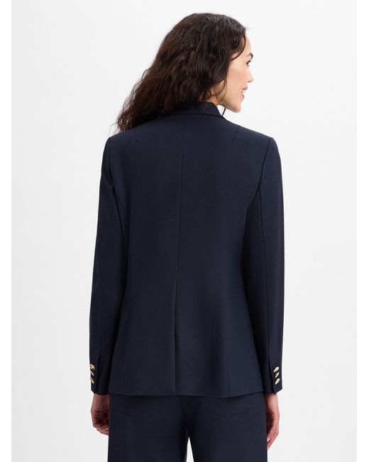 Marie Lund Blue Blusenblazer