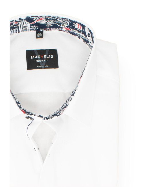Marvelis Kurzarmhemd in White für Herren