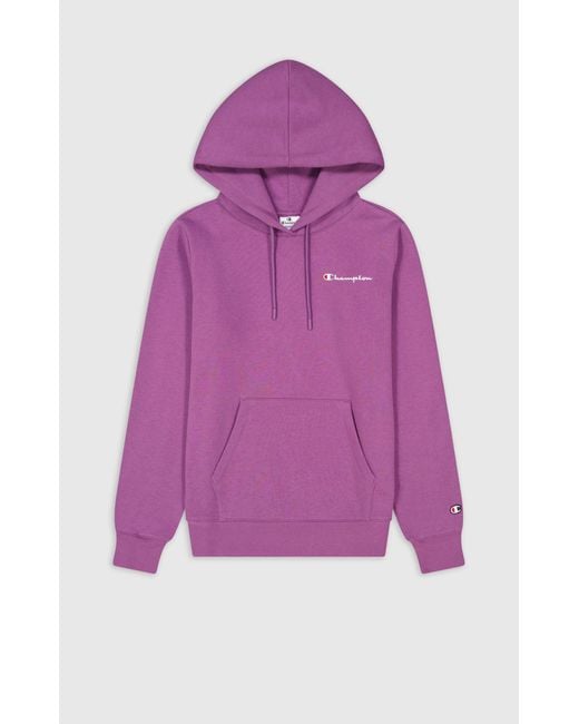 Champion Purple Kapuzensweatshirt Hooded Sweatshirt SET