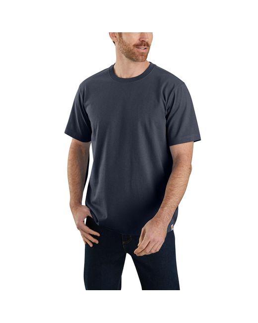 Carhartt T-Shirt Relaxed Fit Heavyweight Short-Sleeve in Blue für Herren
