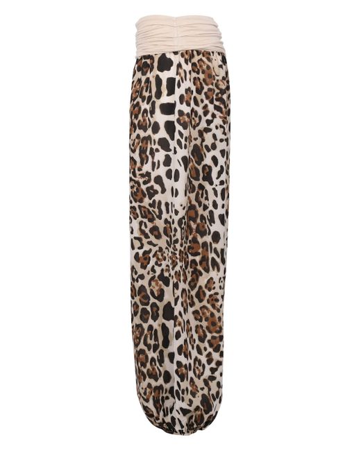 malito more than fashion Multicolor Haremshose 1484 dünne leichte Freizeithose im Leo Print