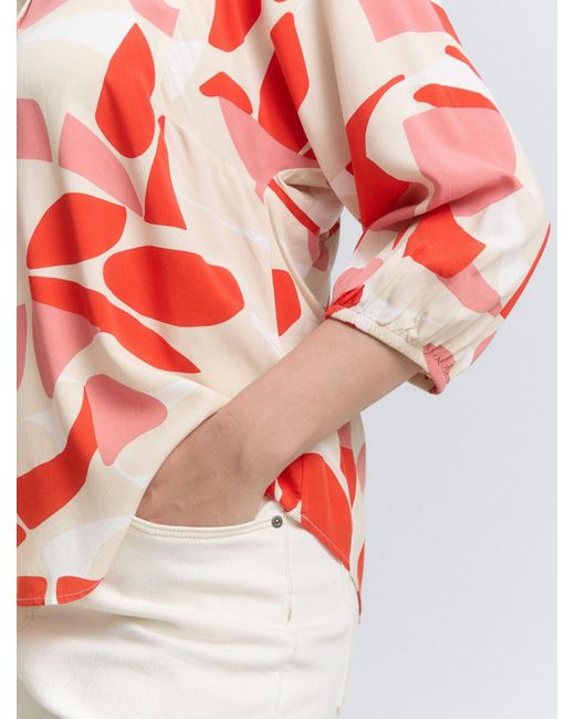 Tom Tailor Red TOM TAILOR Langarmbluse Plus Size