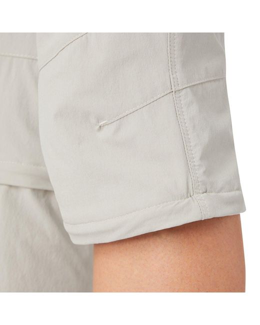 McKinley White Outdoorhose Da.-Abzipphose Mandorak II W
