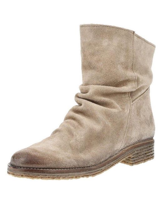 Felmini Natural Stiefelette Veloursleder Stiefelette