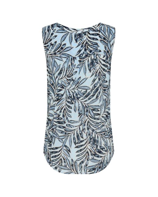 Kaffe Blue Strickpullover KAamber Top Printed