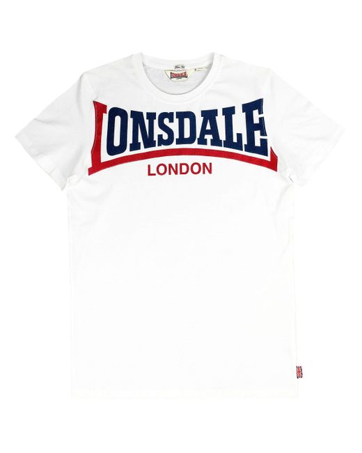 Lonsdale T-Shirt Creaton in White für Herren