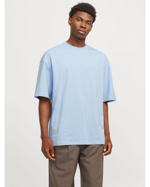 Jack & Jones Rundhalsshirt JJECHARGE TEE O-NECK NOOS mit Rundhalsausschnitt in Blue für Herren