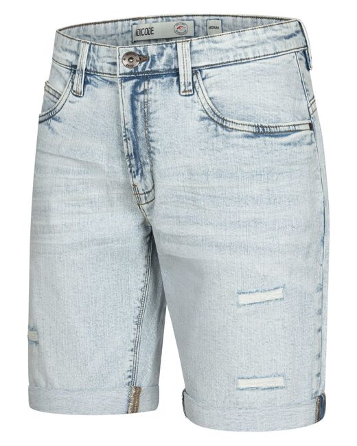 INDICODE Jeansshorts Caden in Blue für Herren