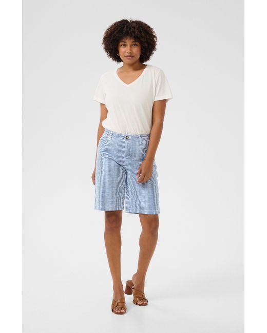 Cream Blue Shorts CRBerta