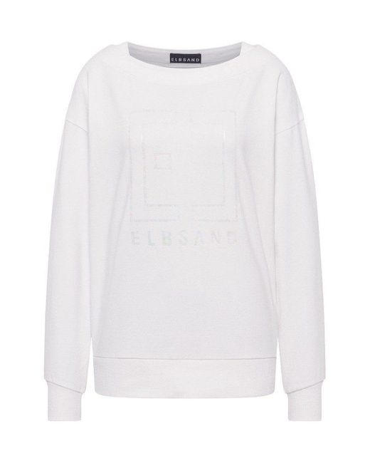 Elbsand White Sweatshirt