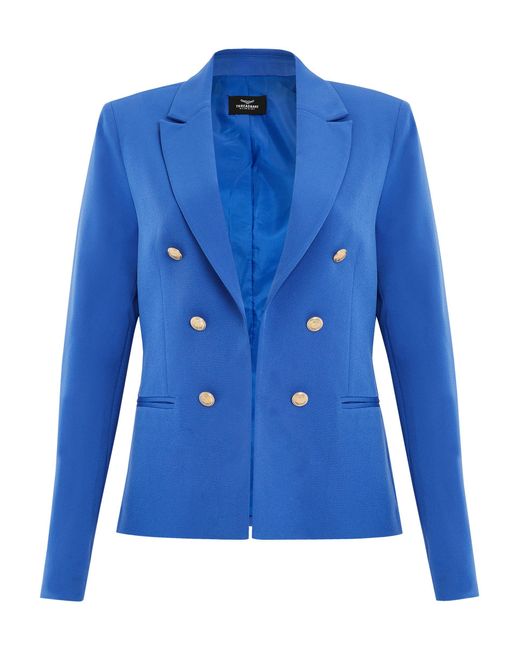 Threadbare Blue Jackenblazer THB Corporal Military Button Blazer (1-tlg) mit Reverskragen