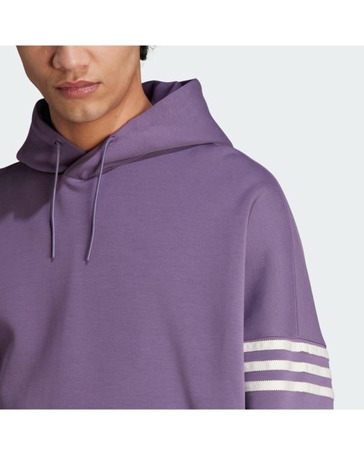 Adidas Originals ADICOLOR NEUCLASSICS HOODIE in Purple für Herren